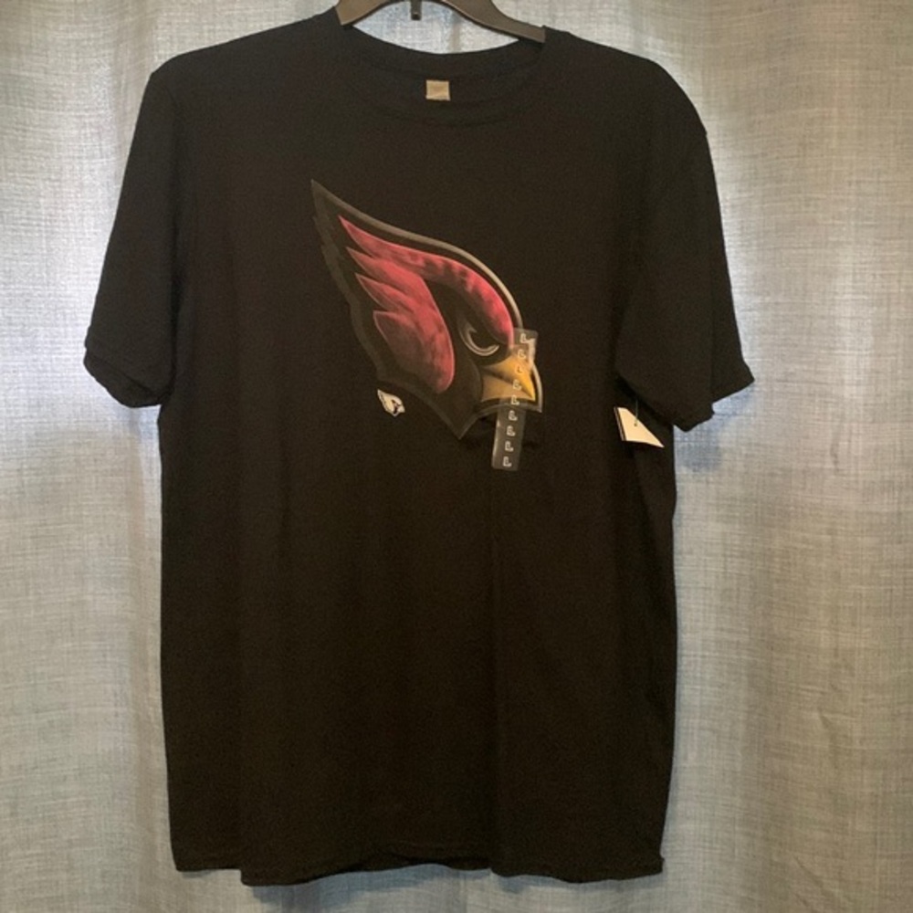 Mens size Large Arizona Cardinals Fanatics TShirt Black NWT
